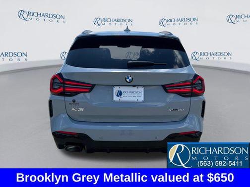 Brooklyn Grey Metallic 2024 BMW X3 xDrive30i