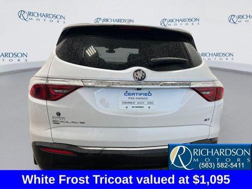 White Frost Tricoat 2022 Buick Enclave AWD Essence