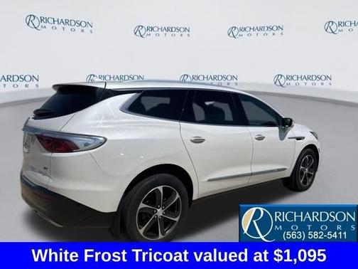 White Frost Tricoat 2022 Buick Enclave AWD Essence