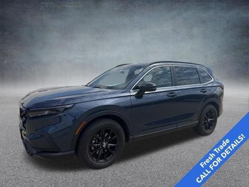 Blue 2024 Honda CR-V Hybrid Sport AWD