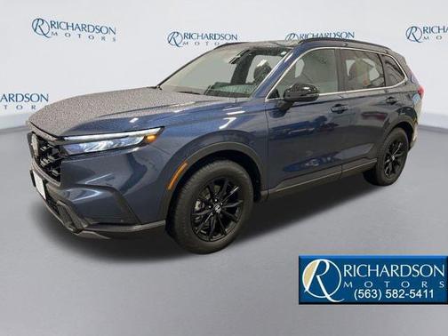 Blue 2024 Honda CR-V Hybrid Sport AWD