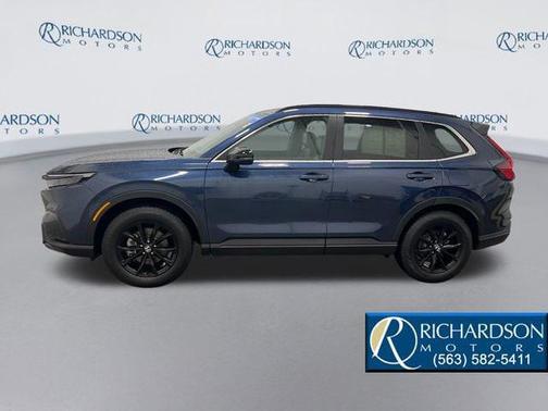 Blue 2024 Honda CR-V Hybrid Sport AWD