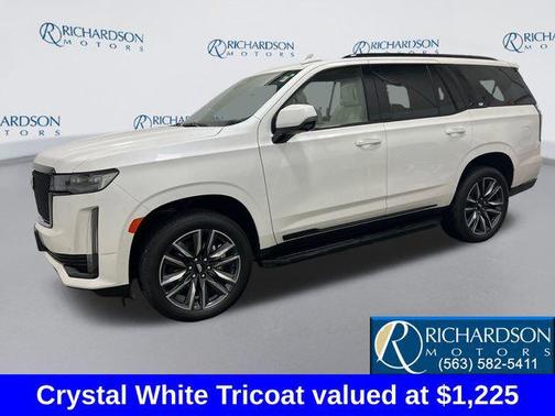 Crystal White Tricoat 2024 Cadillac Escalade Sport Platinum