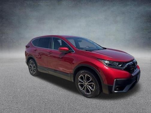 Radiant Red 2021 Honda CR-V AWD EX