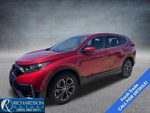 Radiant Red 2021 Honda CR-V AWD EX