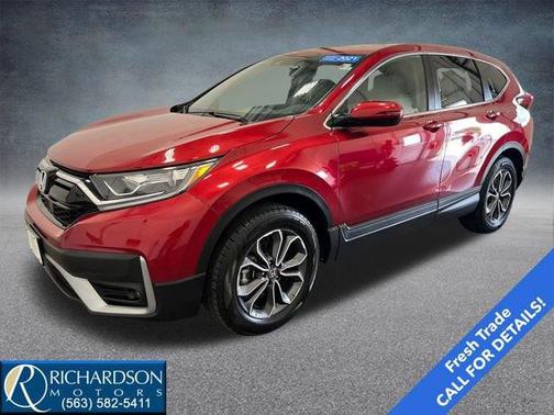 Radiant Red 2021 Honda CR-V AWD EX