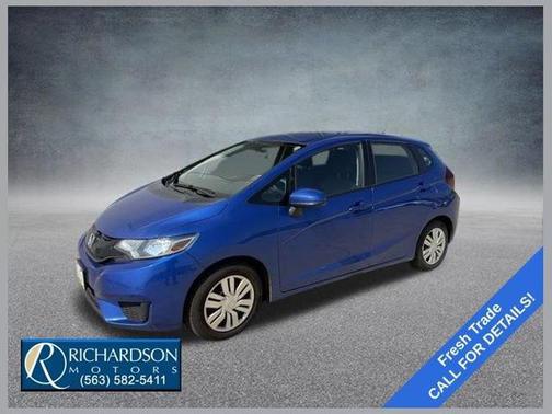 Aegean Blue 2015 Honda Fit LX