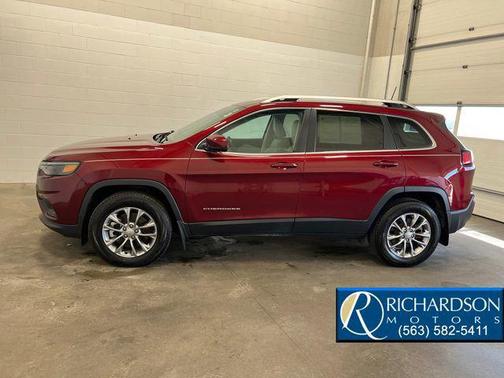 Velvet Red Pearlcoat 2021 Jeep Cherokee Latitude Lux