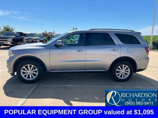 Billet Silver Metallic Clearcoat 2015 Dodge Durango SXT