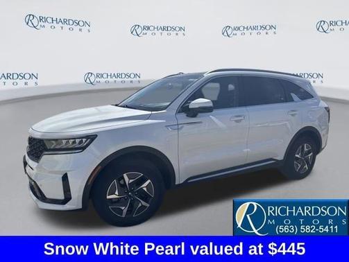 Snow White Pearl 2021 Kia Sorento Hybrid EX