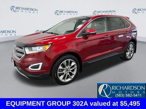 RUBY RED METALLIC TINTED CC 2017 Ford Edge Titanium