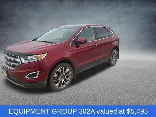 RUBY RED METALLIC TINTED CC 2017 Ford Edge Titanium