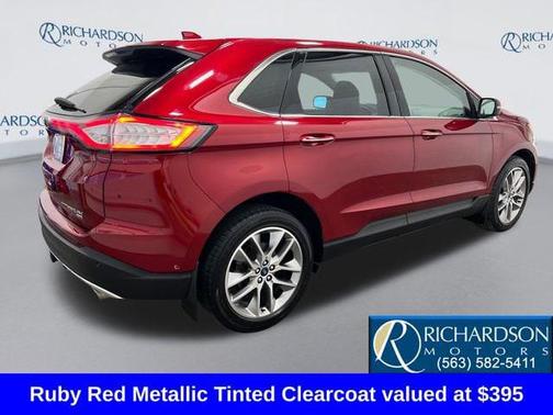 RUBY RED METALLIC TINTED CC 2017 Ford Edge Titanium