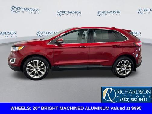 RUBY RED METALLIC TINTED CC 2017 Ford Edge Titanium