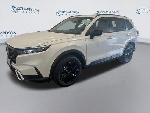 Platinum White Pearl 2026 Honda CR-V Hybrid Sport Touring AWD