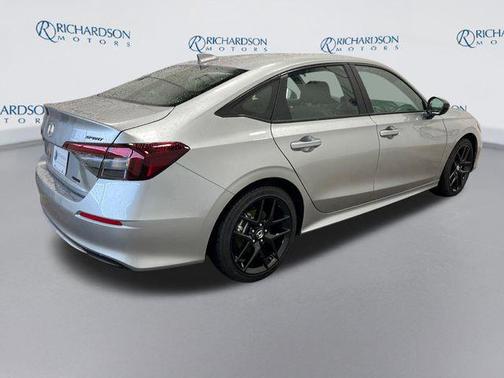 Solar Silver 2026 Honda Civic Hybrid Sport