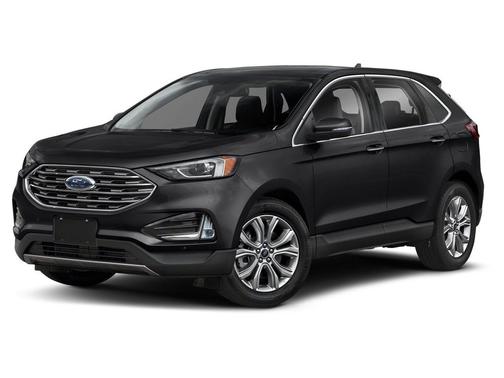 AGATE BLACK METALLIC 2021 Ford Edge Titanium