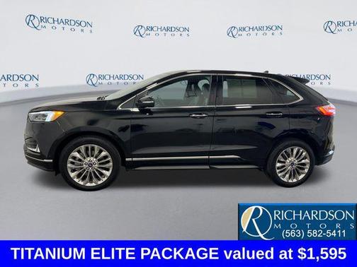 AGATE BLACK METALLIC 2021 Ford Edge Titanium