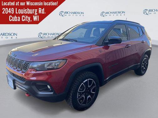 Red Hot Pearlcoat 2026 Jeep Compass Trailhawk