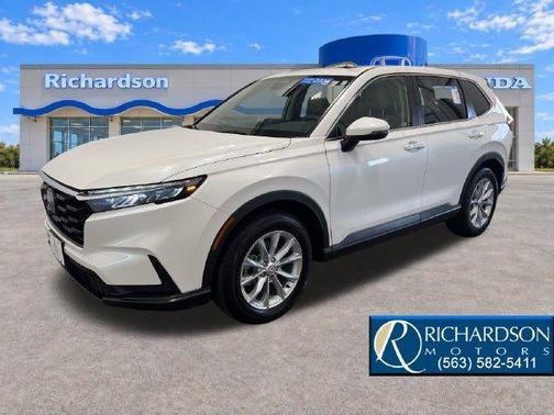 Platinum White 2024 Honda CR-V EX AWD
