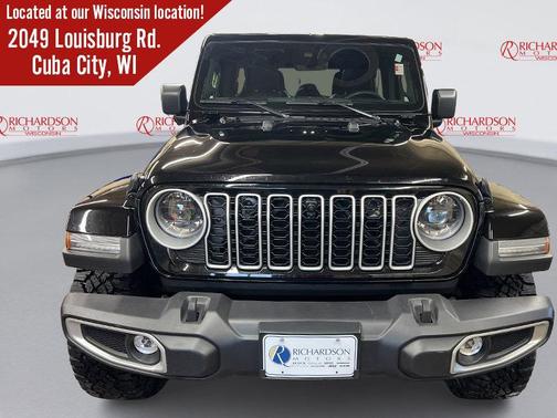Black Clearcoat 2024 Jeep Wrangler 4-Door Sahara 4x4