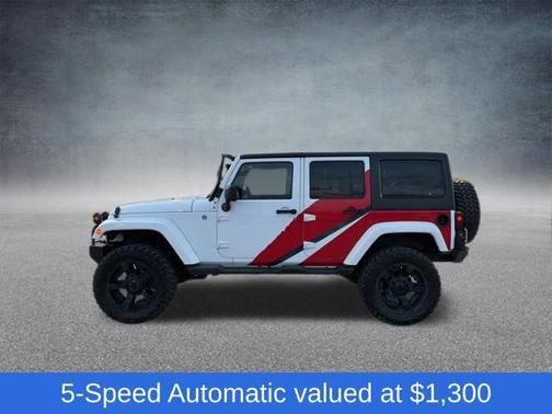 Bright White Clearcoat 2014 Jeep Wrangler Unlimited Sahara
