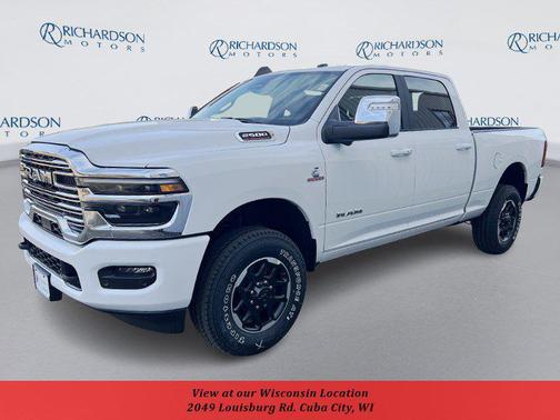 Bright White Clearcoat 2026 RAM 2500 Laramie Crew Cab 4x4 6'4' Box
