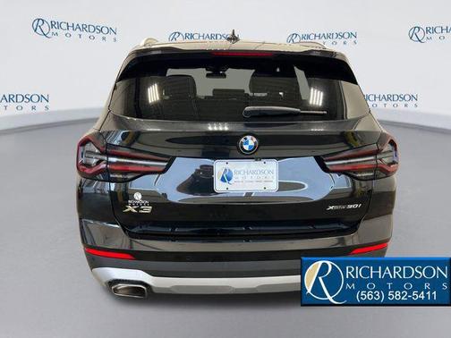 Black Sapphire Metallic 2023 BMW X3 xDrive30i