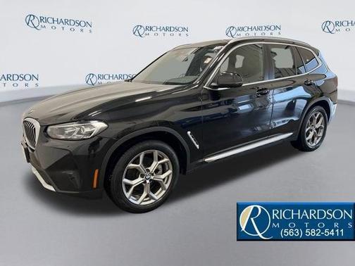 Black Sapphire Metallic 2023 BMW X3 xDrive30i