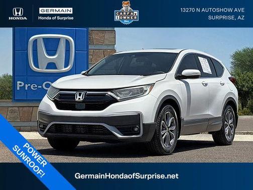 Platinum White Pearl 2021 Honda CR-V EX