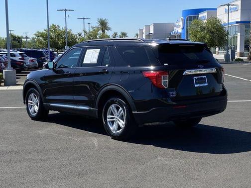 Agate Black Metallic 2023 Ford Explorer XLT
