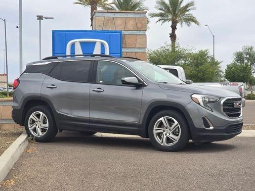 Satin Steel Metallic 2018 GMC Terrain SLE