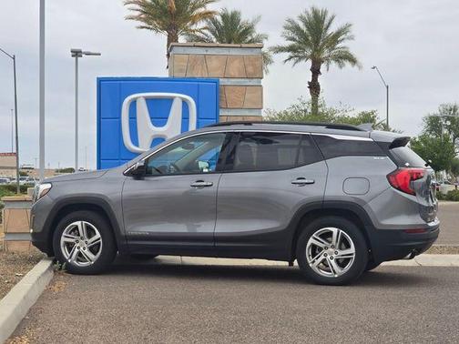 Satin Steel Metallic 2018 GMC Terrain SLE