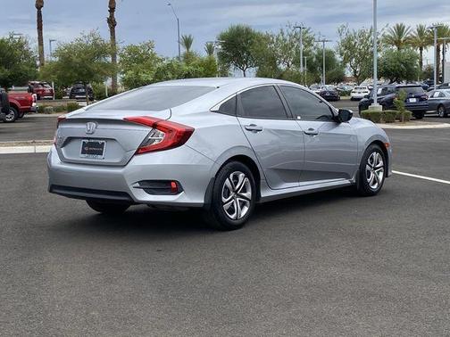 Lunar Silver Metallic 2017 Honda Civic LX