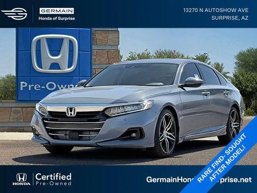 Sonic Gray Pearl 2021 Honda Accord Touring 2.0T