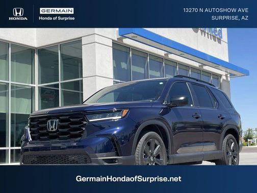 Obsidian Blue Pearl 2025 Honda Pilot Sport