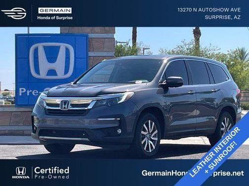 Modern Steel Metallic 2019 Honda Pilot EX-L