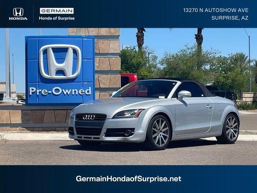 Ice Silver Metallic / Black Roof 2009 Audi TT 2.0T Cabriolet quattro