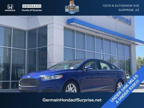 Deep Impact Blue 2013 Ford Fusion SE