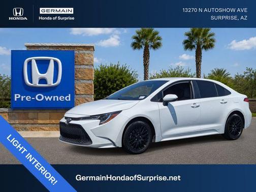 Super White 2021 Toyota Corolla LE