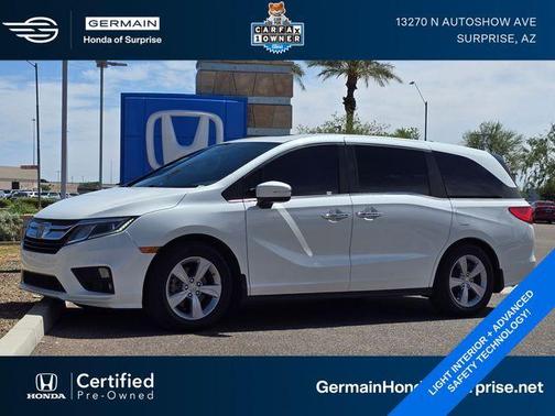 Platinum White Pearl 2020 Honda Odyssey EX-L