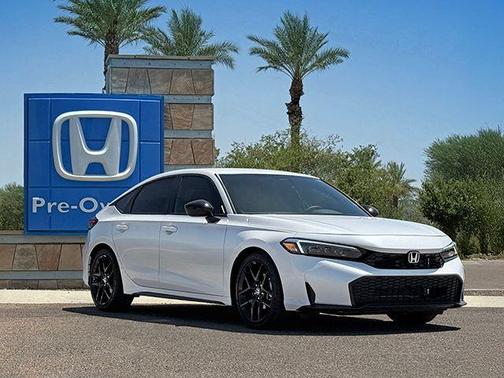 Platinum White Pearl 2026 Honda Civic Sport