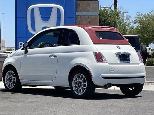 Bianco White 2015 FIAT 500C Pop