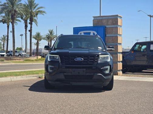 Shadow Black 2017 Ford Explorer sport