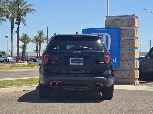 Shadow Black 2017 Ford Explorer sport