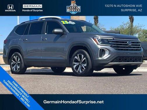 Platinum Gray Metallic 2025 Volkswagen Atlas 2.0T SE