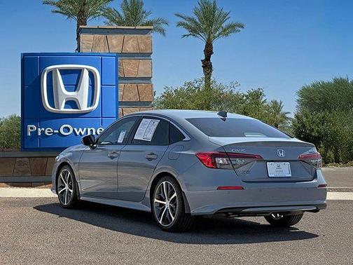 Sonic Gray Pearl 2022 Honda Civic Touring