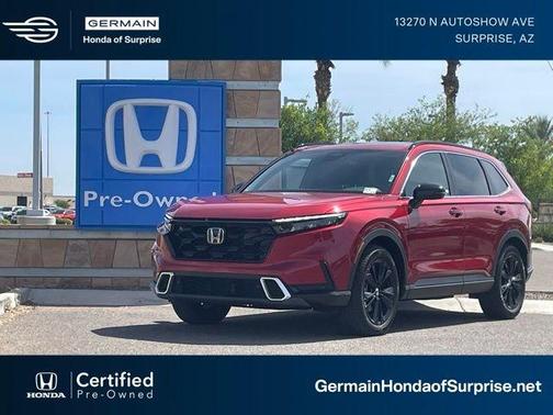 Radiant Red Metallic 2024 Honda CR-V Hybrid Sport Touring