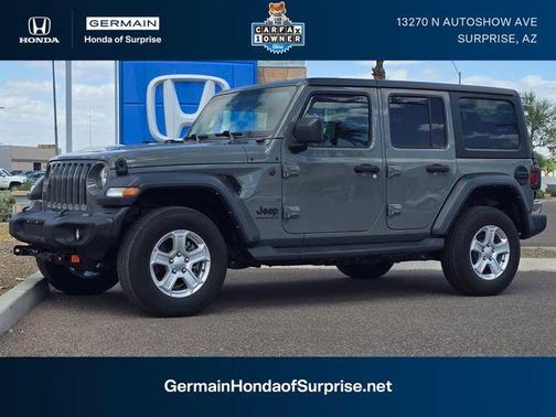 Sting Gray Clearcoat 2023 Jeep Wrangler Sport