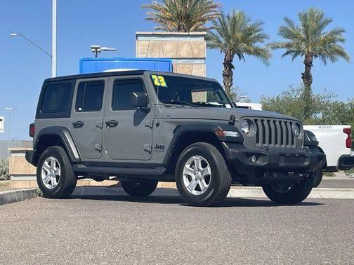 Sting Gray Clearcoat 2023 Jeep Wrangler Sport